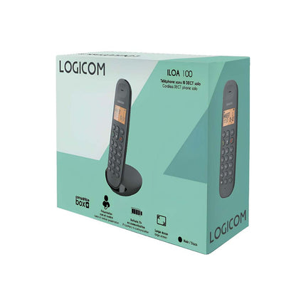 Téléphone sans fil LOGICOM sans Fil Duo Mains Libres Portée 300m