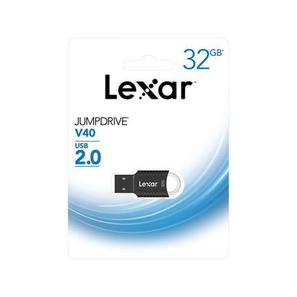 Clé USB LEXAR 32GO JumpDrive V40 2.0 noire