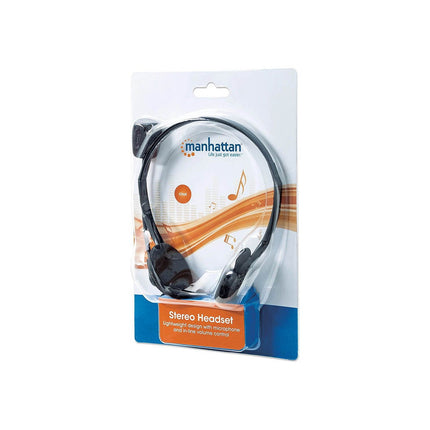 Micro-casque MANHATTAN Microphone, contrôle du volume, Jack 3.5