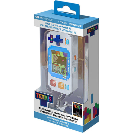 Console rétro MYARCADE Pixel Pocket Tetris Mini Portable