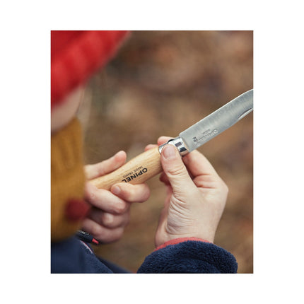 Couteau OPINEL NO7 mon 1er Opinel Hetre