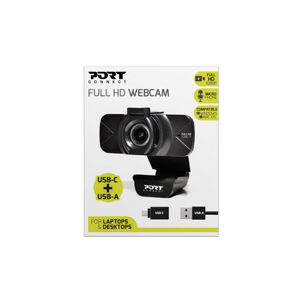 Webcam PORT DESIGN WEBCAM HD 1080