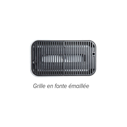 Barbecue gaz CAMPINGAZ ATTITUDE 2GO inox à poser, 48x26 cm