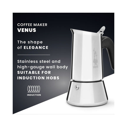 Cafetière italienne BIALETTI VENUS 6cups + Perfetto Moka Classic 250g