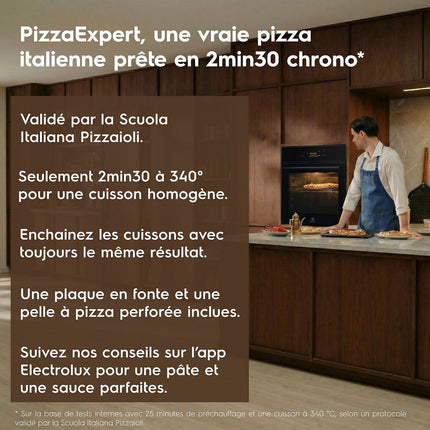Four encastrable ELECTROLUX EOX8P38WZ Pyrolyse Chaleur tournante et Fonction Pizza 71L