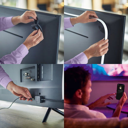 Ruban LED PHILIPS HUE Play Gradient TV55'' White&Color Ambianc