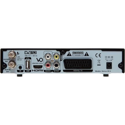 Décodeur satellite ESSENTIELB GENIUS HD4 TNTSAT Reconditionné