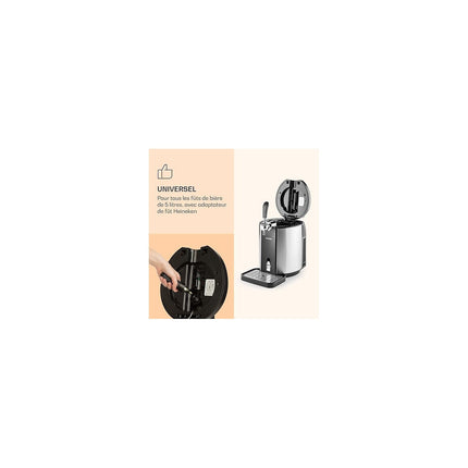Tireuse à bière KLARSTEIN Skal - Inox argent Reconditionné