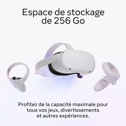 Casque de réalité virtuelle META Quest 2 256GB Reconditionné