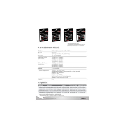 Disque dur SSD externe KODAK EMTEC - Carte SSD Power Plus
