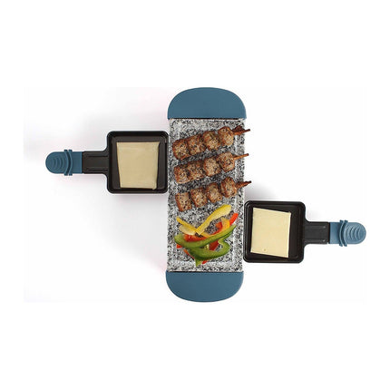 Raclette LIVOO Appareil à raclette bleu foncé 2 personn