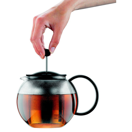 Théière à piston BODUM A PISTON FILTRE EN INOX 1L