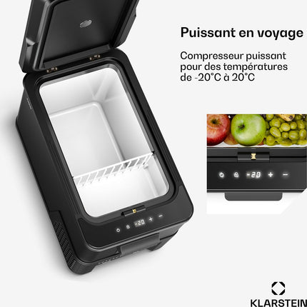 KLARSTEIN Arctiq compresseur 27L 60 cm Noir