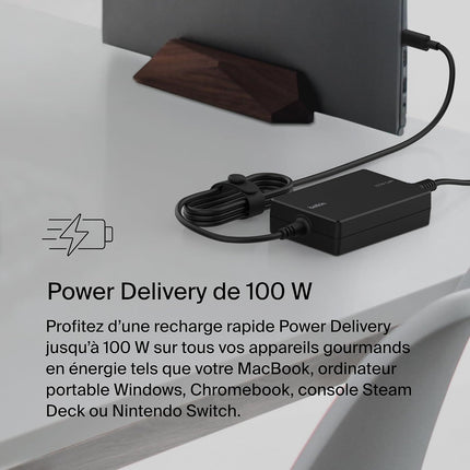 Chargeur ordinateur portable BELKIN secteur USB-C 100W