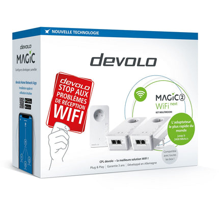 CPL Wifi DEVOLO Magic 2 Wifi NEXT - 3 adaptateurs
