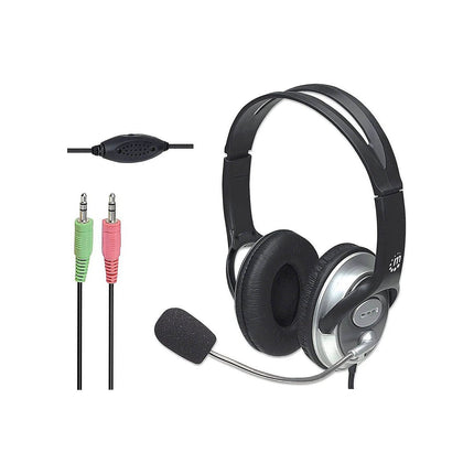 Micro-casque MANHATTAN Classique, Confortable, Double Jack 3.5