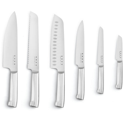 Bloc couteaux SMEG 6 pcs multi-usages