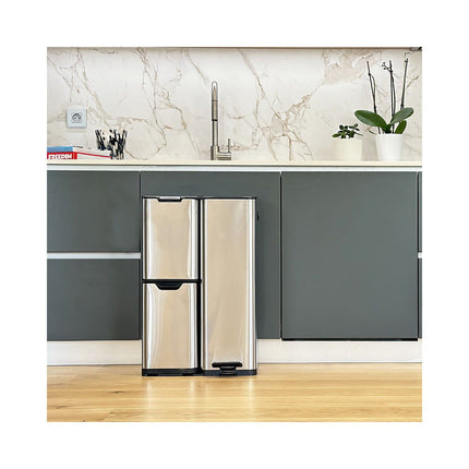 Poubelle de cuisine tri sélectif KITCHEN MOVE HAJA