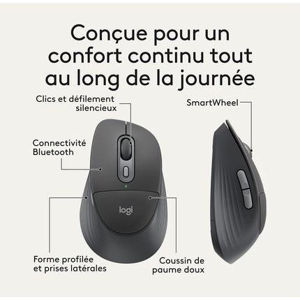 Souris sans fil LOGITECH M850 L GRAPHITE