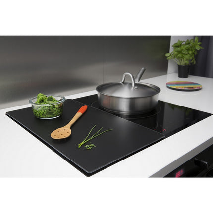 Planche de protection cuisson PEBBLY pour plaque 50x28cm, noire