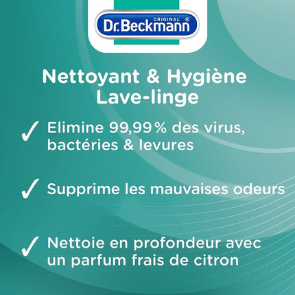 Nettoyant lave linge DR BECKMANN Hygiène Lave-Linge