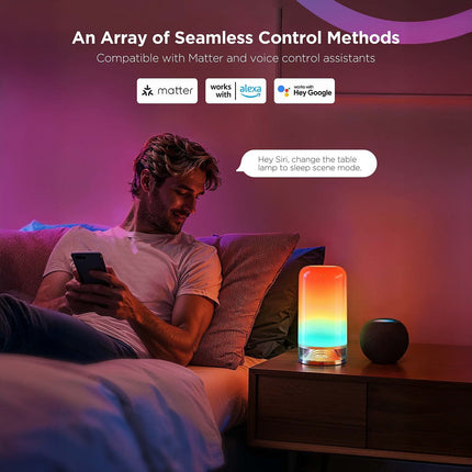 Lampe connectée GOVEE Lampe de table LED RGBICWW