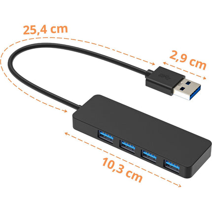 Hub PHONILLICO Adaptateur Hub 4 ports USB 3.0