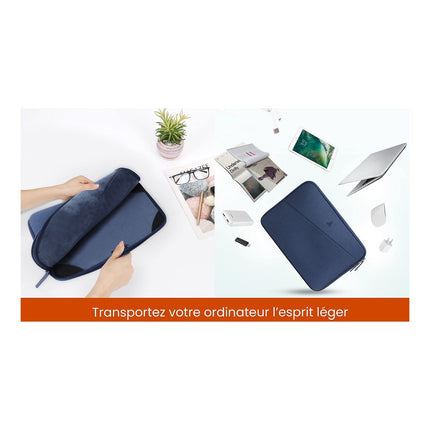 Housse ADEQWAT 15-16'' bleu chiné