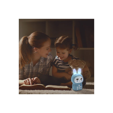 Veilleuse MOOOV Lapin Flocon avec bruits blancs - bleu