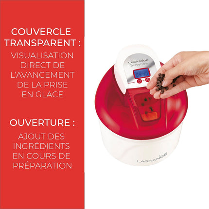 Sorbetière LAGRANGE 409005 cerise