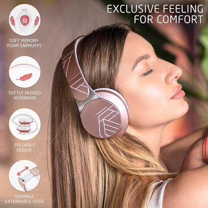 Casque POWERLOCUS PowerLocus Edge Or Rose