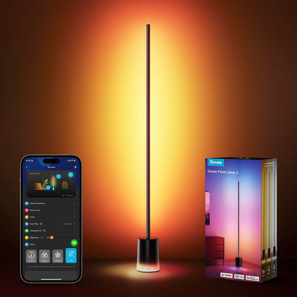 Lampe connectée GOVEE Lampadaire RGBICWW 2 152cm