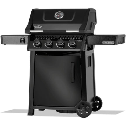 Barbecue gaz NAPOLEON Freestyle 425 Noir, sur chariot,4 brûleurs, surface de cuisson 60 x 45 cm
