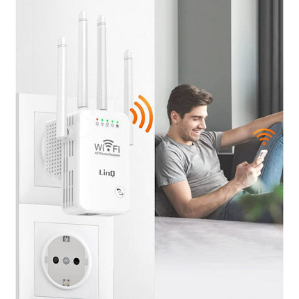 Répéteur Wifi LINQ LinQ Extendeur Wifi Sans fil Longue Port