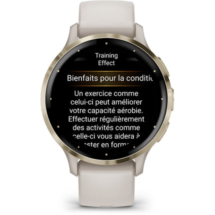 Montre sport GARMIN Venu 3S Sport et santé GPS AMOLED BT 41 mm Argent
