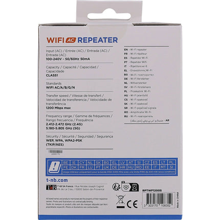 Répéteur Wifi TNB RPTWF1200S
