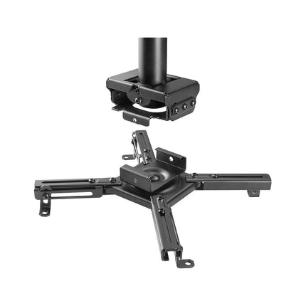 Support vidéoprojecteur KIMEX plafond, hauteur 25 cm, noir