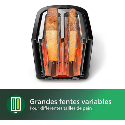 Grille-pain PHILIPS HD2581/90 Toaster Daily, 2 fentes, 830W