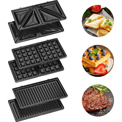 Croque, gaufre, gril CLATRONIC Sandwich Grill 3 en 1