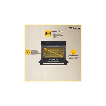 Micro ondes combiné WHIRLPOOL WCT7A9PHTSBF