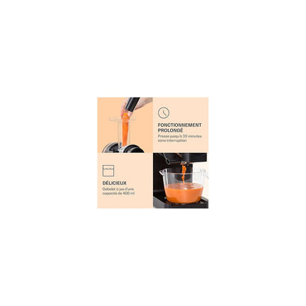 Extracteur de jus KLARSTEIN Bella Elegance - Noir