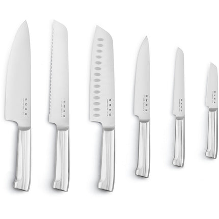Bloc couteaux SMEG 6 pcs multi-usages