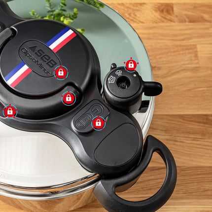 Autocuiseur SEB ClipsoMinut Cocotte de vos régions 9L