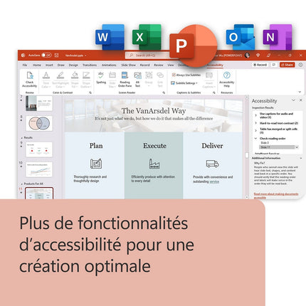 ESD MICROSOFT Office Famille et entreprise 2024