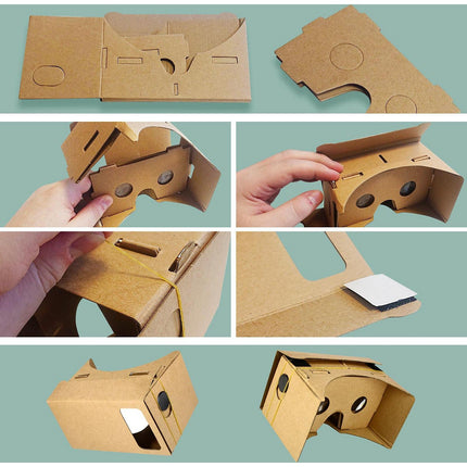 Casque de réalité virtuelle AVIZAR Recyclable Design Cardboard Marron