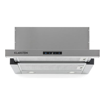 Hotte casquette KLARSTEIN Vinea casquette 60cm 610m³/h CEE A inox