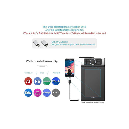 Tablette graphique XPPEN Deco Pro S