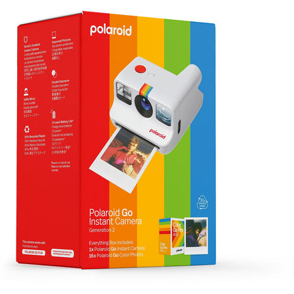 Appareil photo Instantané POLAROID Go Gen2 Blanc + Pack de 16 films couleur