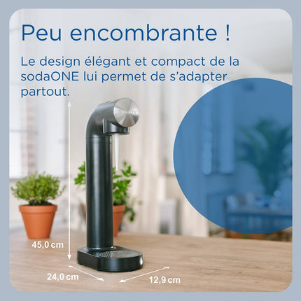 Machine à soda BRITA sodaone noire