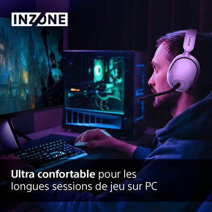 Casque gamer SONY H5 Blanc